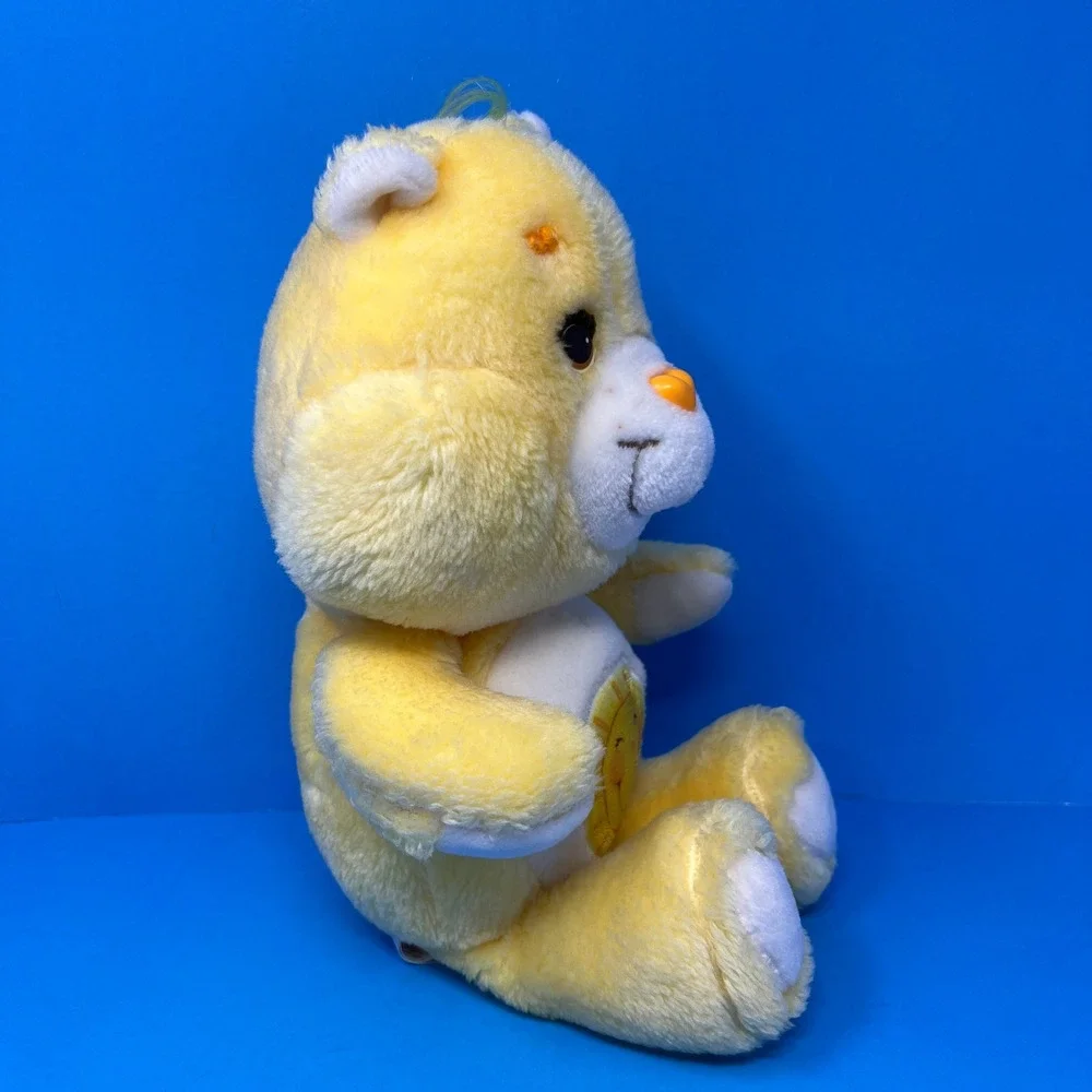 Kenner Care Bears‎ Plush 13 inch Yellow Funshine Bear Vintage 1983 Smiling Sun